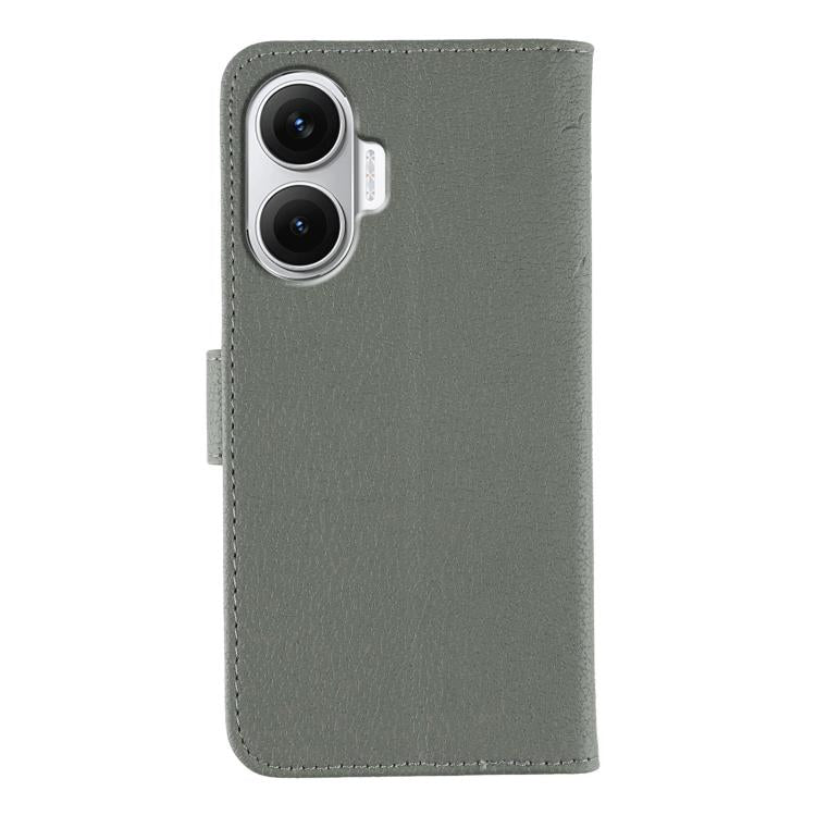 For Redmi Turbo 4 Pro 5G / Poco F7 Feather Pattern Litchi Texture Leather Phone Case