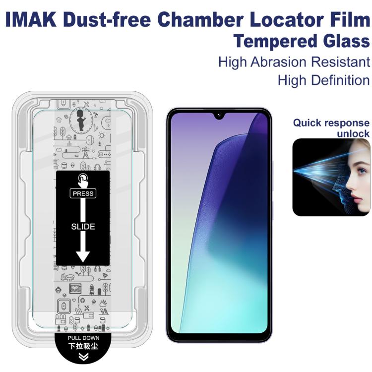 For Redmi 14C 4G / 5G / 14R imak Dust-free Chamber Locator H Series Tempered Glass Film
