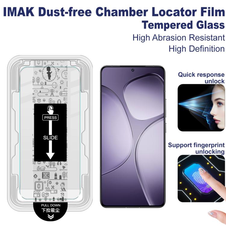 For Redmi K70 Ultra imak Dust-free Chamber Locator H Series Tempered Glass Film