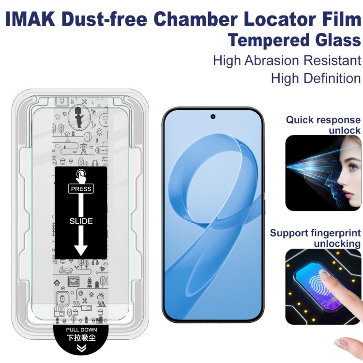For Redmi K90/Poco F8 Pro imak Dust-free Chamber Locator H Series Tempered Glass Film