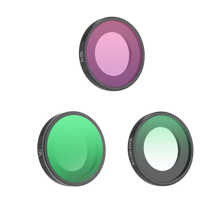 For Insta360 GO Ultra Sunnylife Camera Lens Filter, Filter:3 in 1 Light Shadow