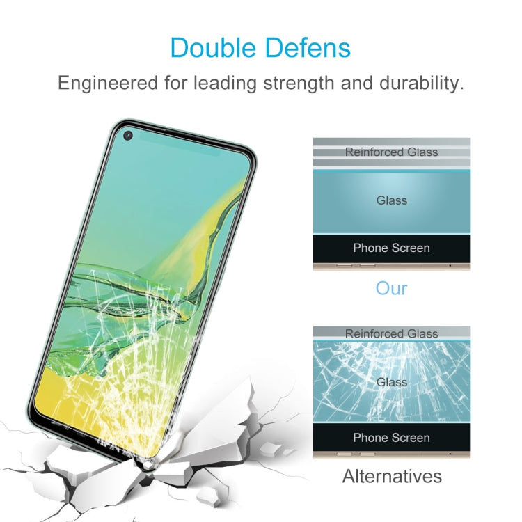 For OPPO A32 0.26mm 9H 2.5D Tempered Glass Film