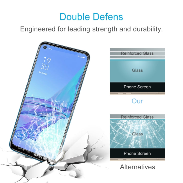 For OPPO A53 2020 0.26mm 9H 2.5D Tempered Glass Film