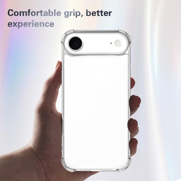 For iPhone Air Four-corner Shockproof Acrylic +TPU Phone Case - Transparent