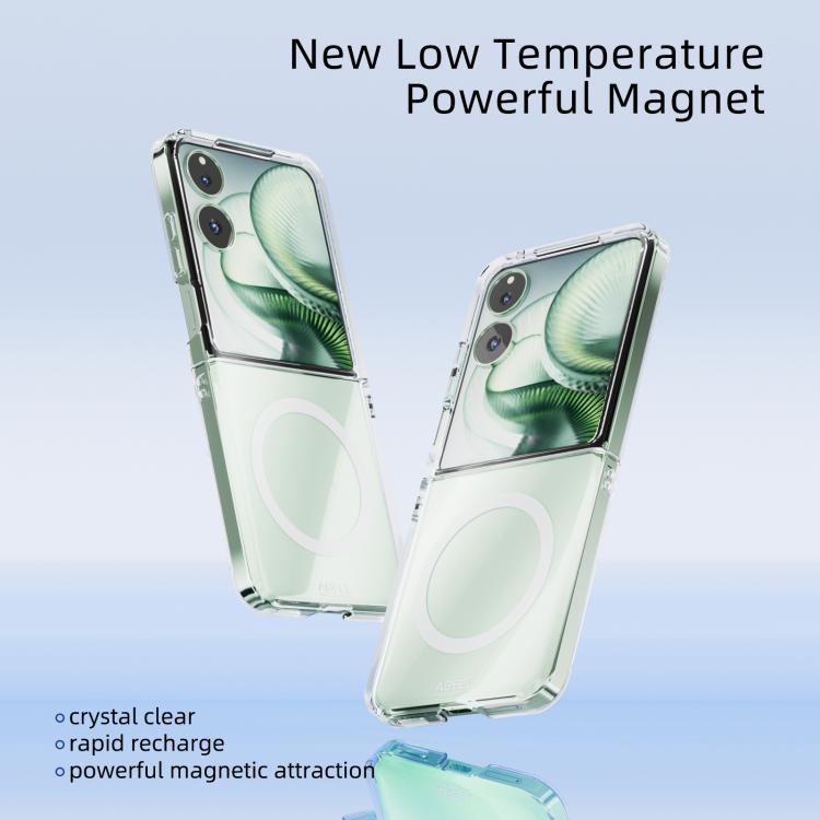 For Xiaomi Mix Flip 2 ABEEL Transparent MagSafe Magnetic Scratch-resistant PC Phone Case