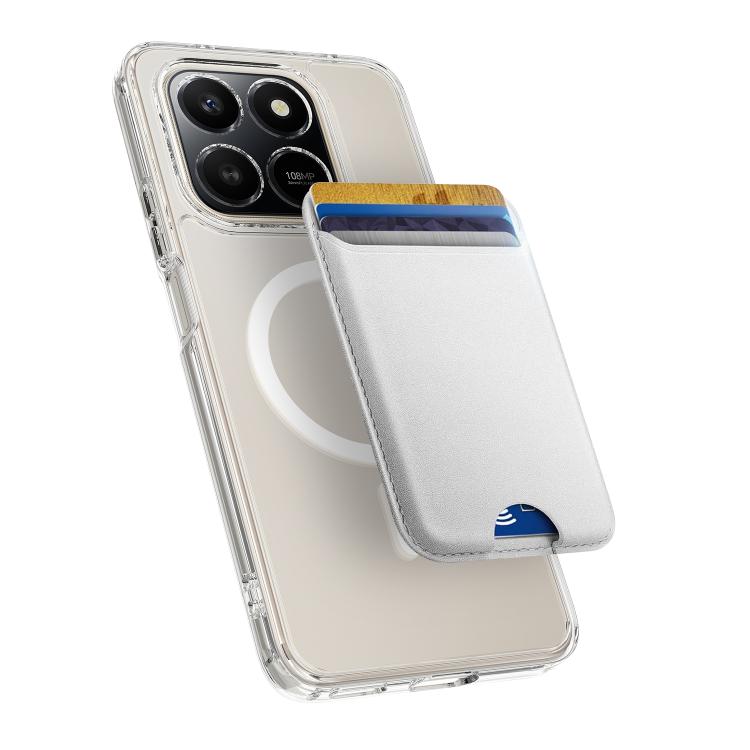For Honor 400 Smart / X7d 4G / 5G MagSafe Clear Acrylic PC Hybrid TPU Phone Case - Transparent