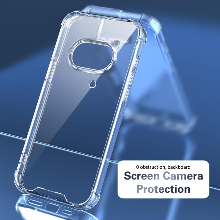 For Nothing Phone 2a Four-corner Shockproof Acrylic +TPU Phone Case - Transparent