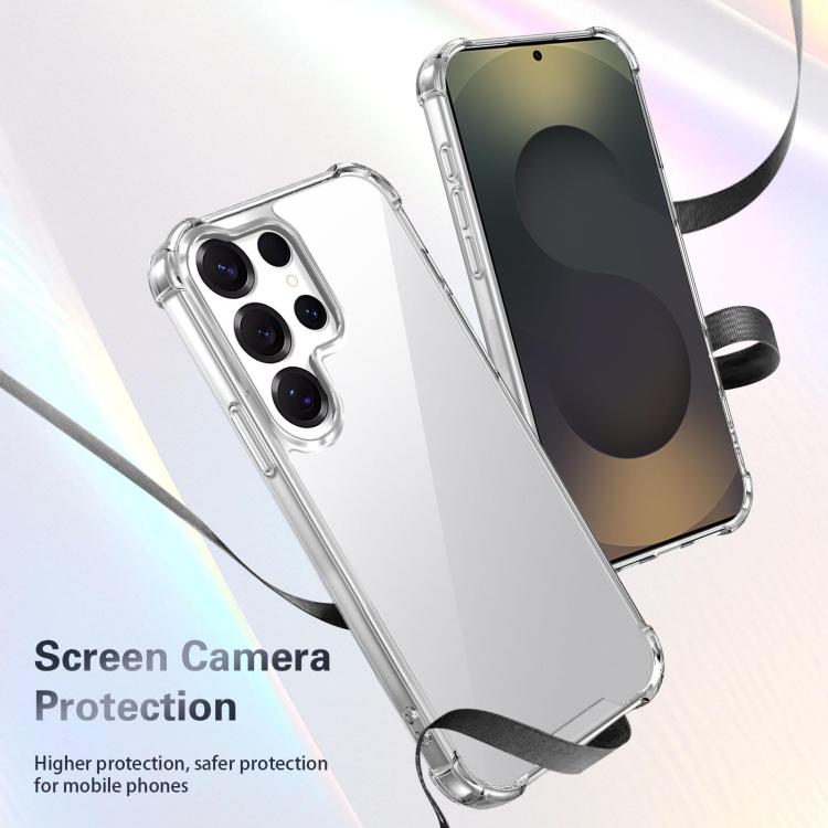 For Samsung Galaxy S26 Ultra 5G Four-corner Shockproof Acrylic +TPU Phone Case - Transparent