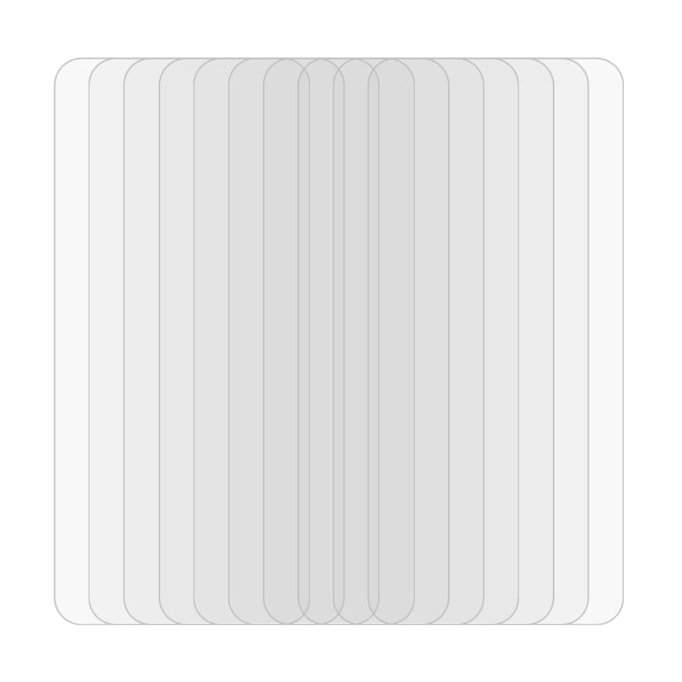 For OPPO A32 10 PCS 0.26mm 9H 2.5D Tempered Glass Film