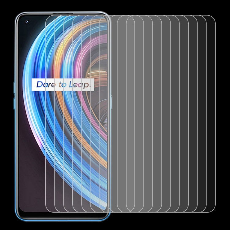 For OPPO Realme X7 10 PCS 0.26mm 9H 2.5D Tempered Glass Film