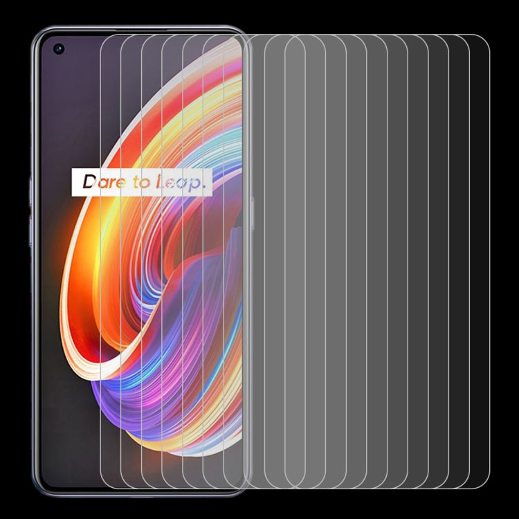 For OPPO Realme X7 Pro 10 PCS 0.26mm 9H 2.5D Tempered Glass Film