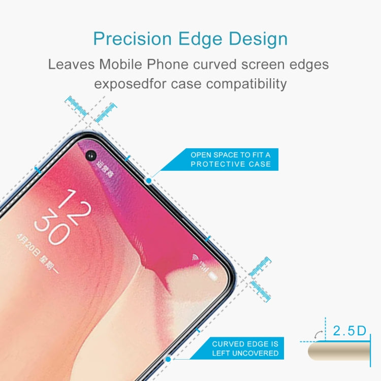 For OPPO Reno4 SE 10 PCS 0.26mm 9H 2.5D Tempered Glass Film