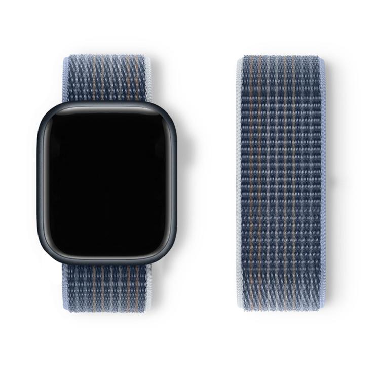 For Apple Watch Series 40mm Basic Nylon Loop Watch Band with 3D Curved Film