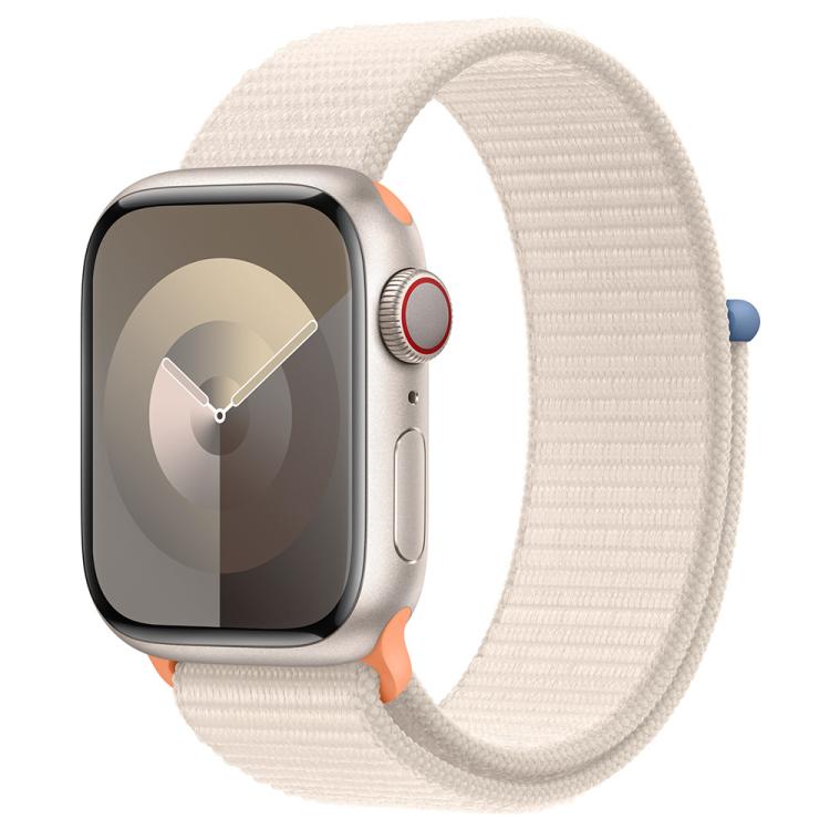 For Apple Watch Series 40mm Basic Nylon Loop Watch Band with 3D Curved Film