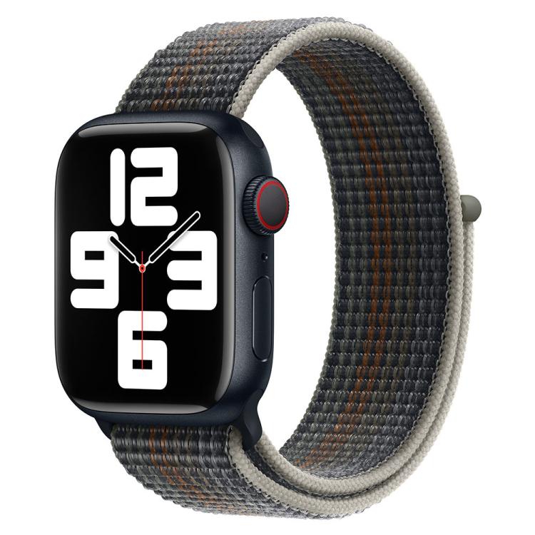 For Apple Watch Series 38mm Basic Nylon Loop Watch Band with 3D Curved Film