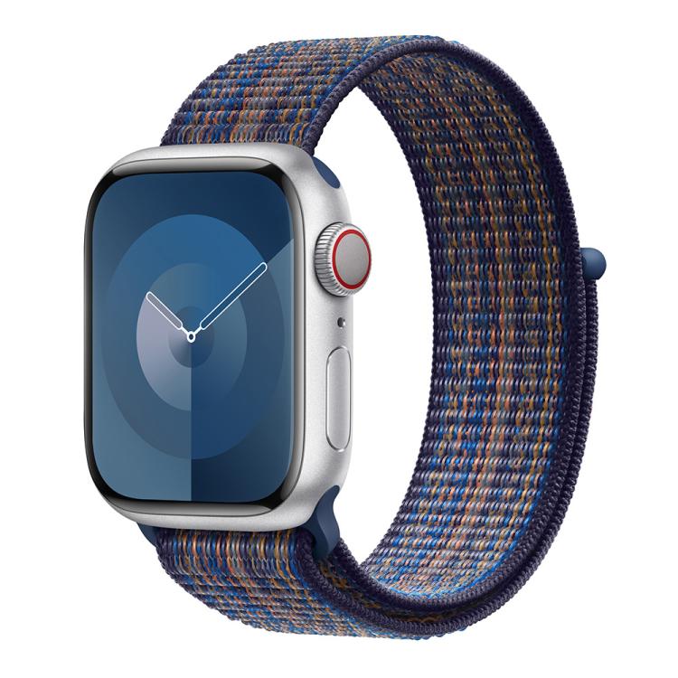 For Apple Watch Series 42mm Basic Nylon Loop Watch Band with 3D Curved Film