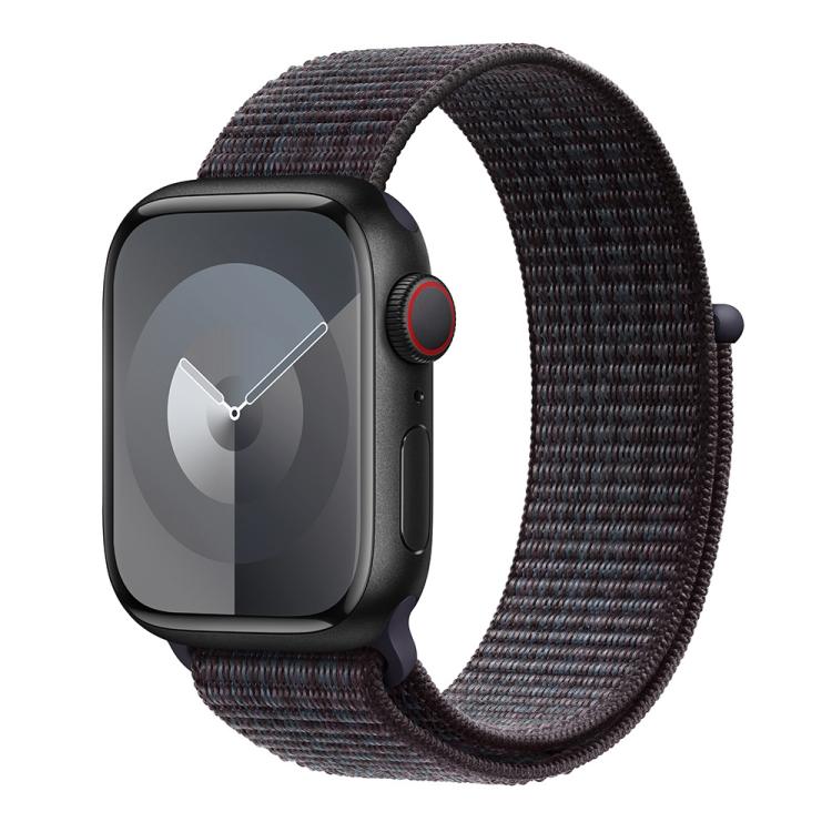 For Apple Watch Series 42mm Basic Nylon Loop Watch Band with 3D Curved Film