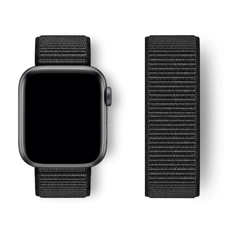 For Apple Watch Series 42mm Basic Nylon Loop Watch Band with 3D Curved Film
