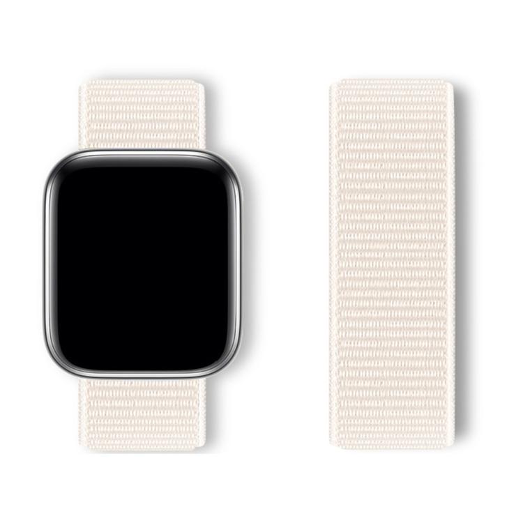 For Apple Watch Series 42mm Basic Nylon Loop Watch Band with 3D Curved Film