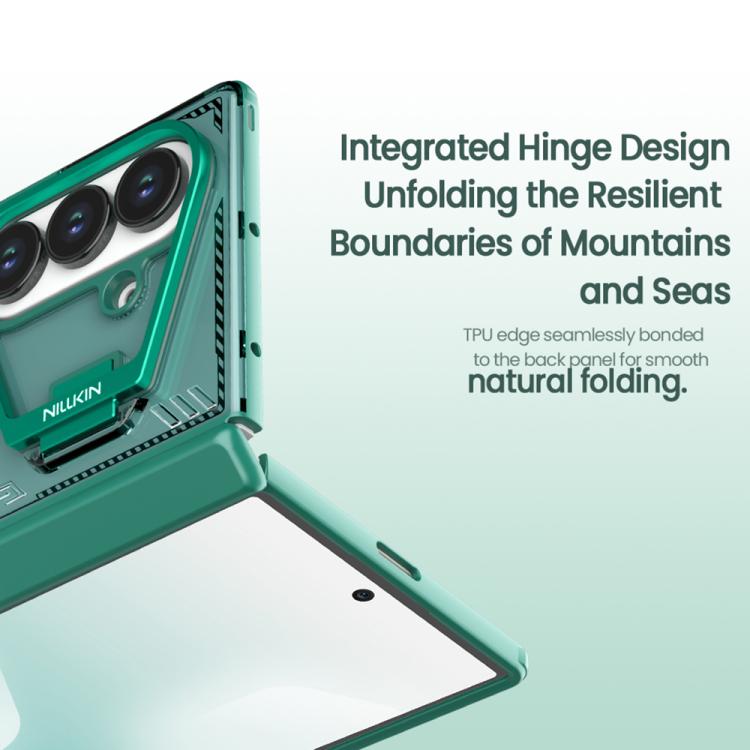 For Samsung Galaxy Z Fold7 5G NILLKIN Ice Sky Prop Series MagSafe Magnetic Frame Version Phone Case