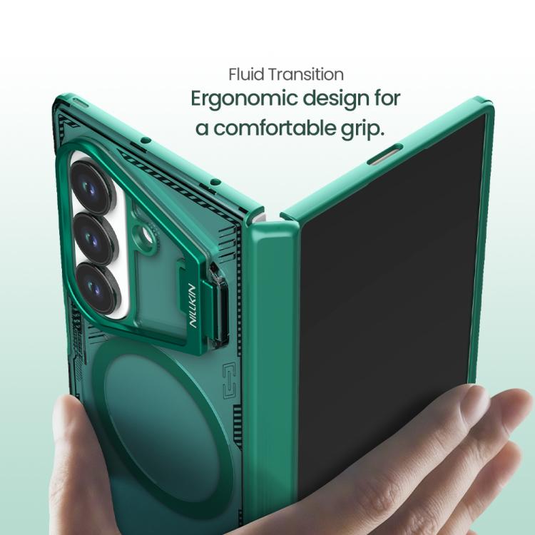 For Samsung Galaxy Z Fold7 5G NILLKIN Ice Sky Prop Series MagSafe Magnetic Frame Version Phone Case