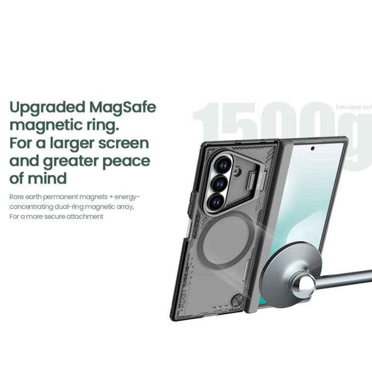 For Samsung Galaxy Z Fold7 5G NILLKIN Ice Sky Prop Series MagSafe Magnetic Frame Version Phone Case