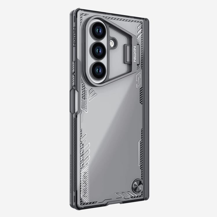 For Samsung Galaxy Z Fold7 5G NILLKIN Ice Sky Prop Series Frame Version Phone Case - Black