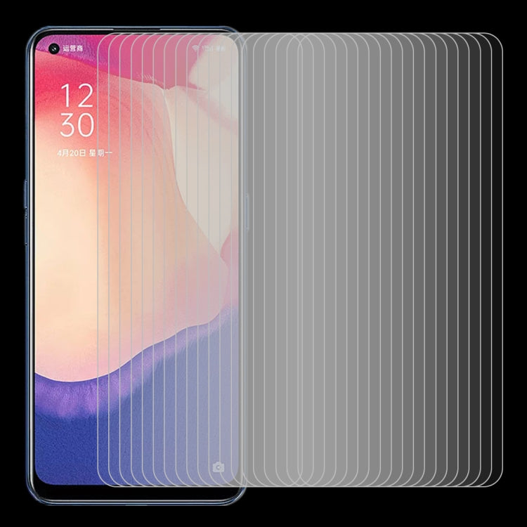 For OPPO Reno4 SE 50 PCS 0.26mm 9H 2.5D Tempered Glass Film