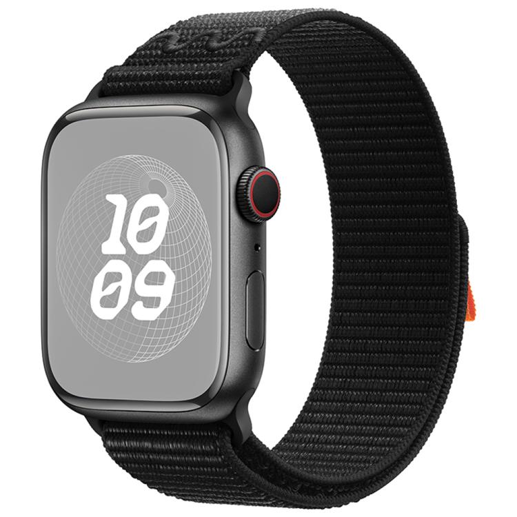 For Apple Watch Series 40mm Nylon Loop Watch Band with 3D Curved Film