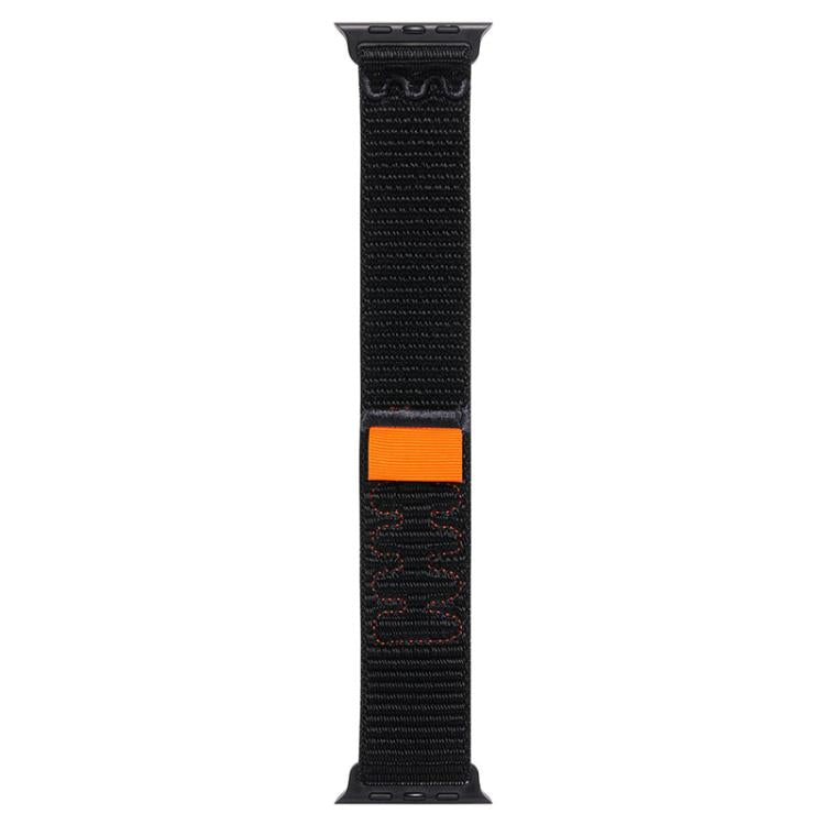 For Apple Watch Series 41mm Nylon Loop Watch Band with 3D Curved Film