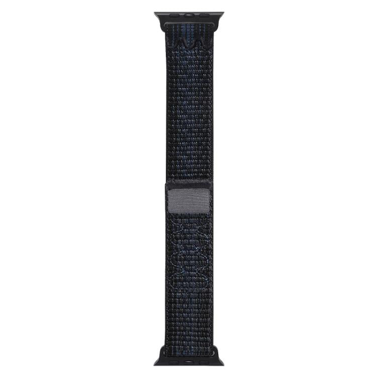 For Apple Watch Series 38mm Nylon Loop Watch Band with 3D Curved Film