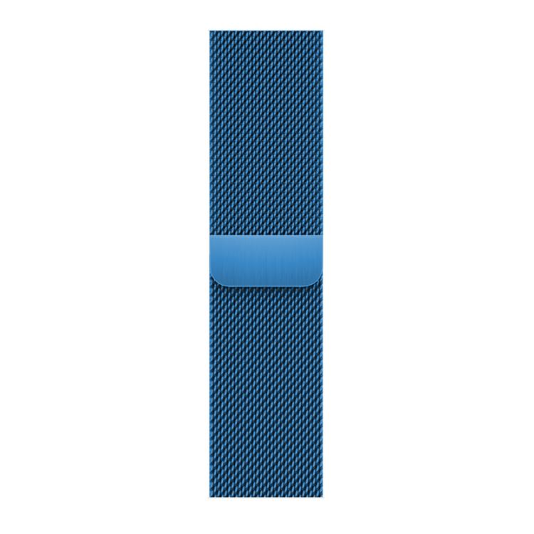 For Apple Watch Series 41mm Milanese Stainless Steel Watch Band with 3D Curved Film