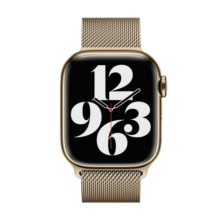 For Apple Watch Series 38mm Milanese Stainless Steel Watch Band with 3D Curved Film