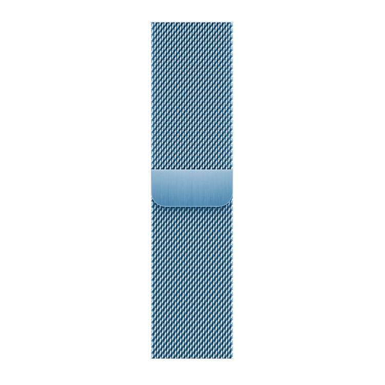 For Apple Watch Series 42mm Milanese Stainless Steel Watch Band with 3D Curved Film