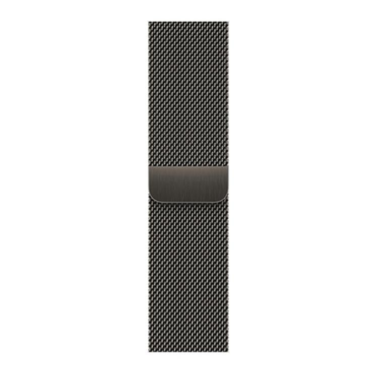 For Apple Watch Series 42mm Milanese Stainless Steel Watch Band with 3D Curved Film