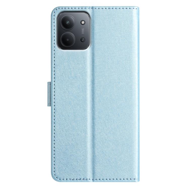 For Redmi 15C 5G / 4G Global 171mm Silk Texture Horizontal Flip Leather Phone Case