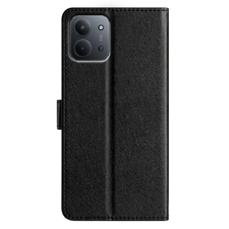 For Redmi 15C 5G / 4G EU 173mm Silk Texture Horizontal Flip Leather Phone Case