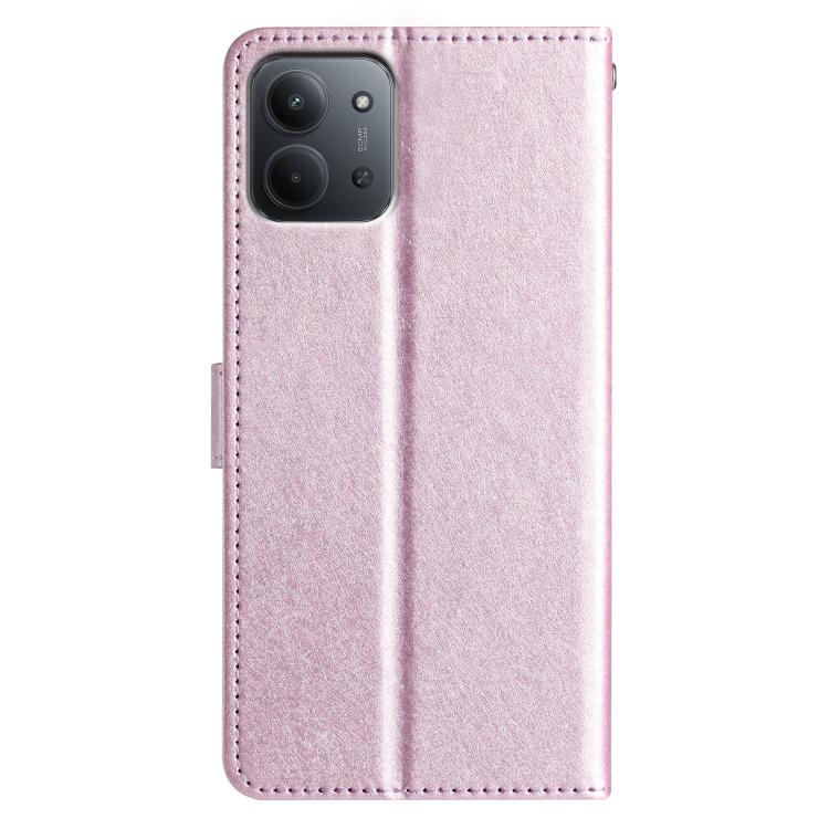For Redmi 15C 5G / 4G EU 173mm Silk Texture Horizontal Flip Leather Phone Case