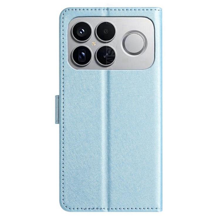 For Redmi K90 / Poco F8 Pro Silk Texture Horizontal Flip Leather Phone Case