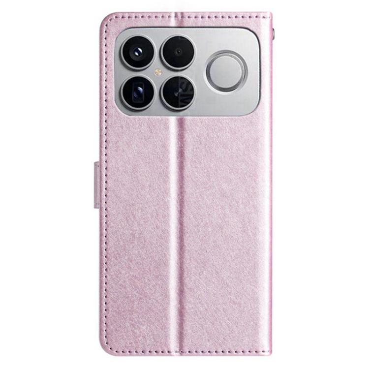 For Redmi K90 / Poco F8 Pro Silk Texture Horizontal Flip Leather Phone Case