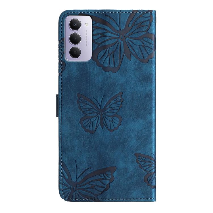 For Redmi 15 5G / 4G EU 171mm Skin-feel Embossed Butterfly Leather Phone Case