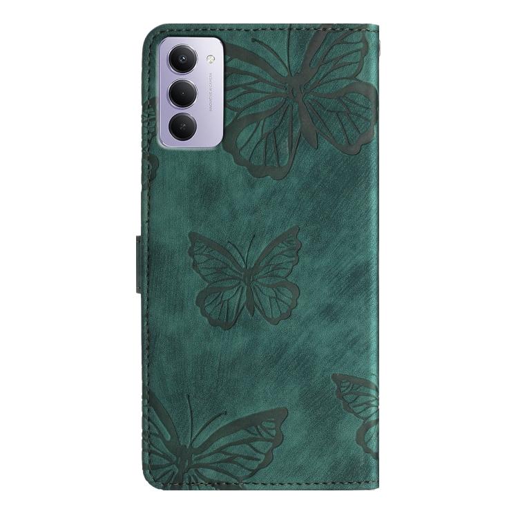 For Redmi 15 5G / 4G EU 171mm Skin-feel Embossed Butterfly Leather Phone Case