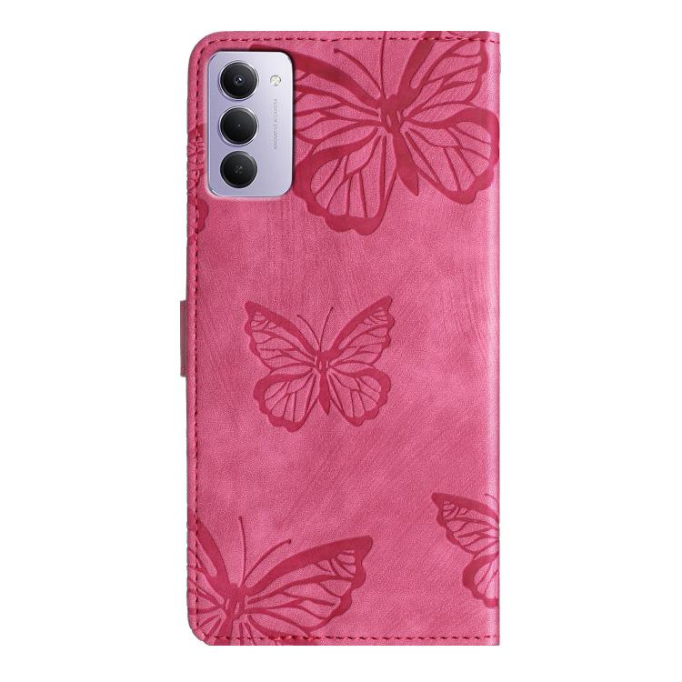 For Redmi 15 5G / 4G EU 171mm Skin-feel Embossed Butterfly Leather Phone Case