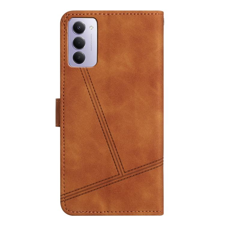 For Redmi 15 5G / 4G EU 171mm Skin-feel Stitching Leather Phone Case