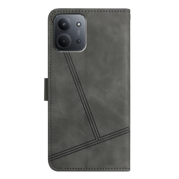 For Redmi 15C 5G / 4G EU 173mm Skin-feel Stitching Leather Phone Case