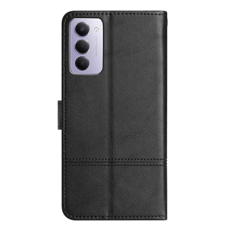 For Redmi 15 5G / 4G EU 171mm Cowhide Texture Stitching Leather Phone Case