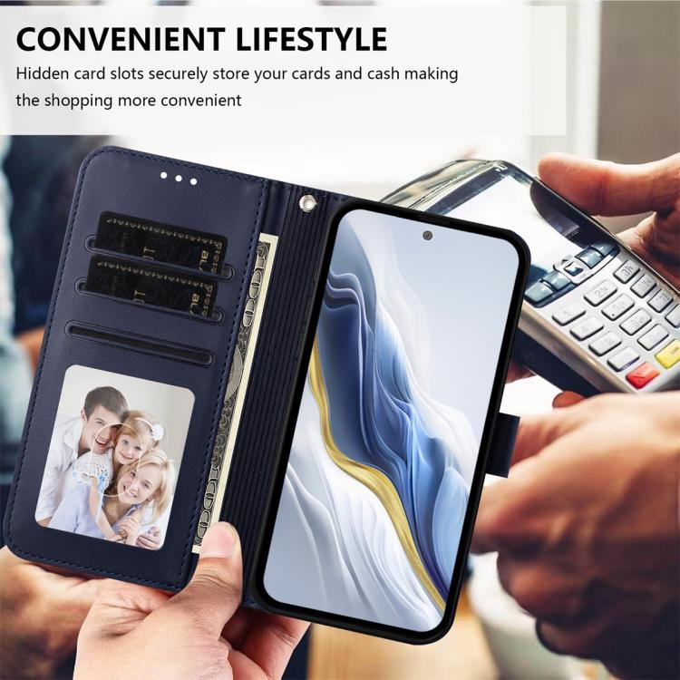 For Google Pixel 11 Pro XL Embossed Heart Cat Leather Phone Case with Hand Strap