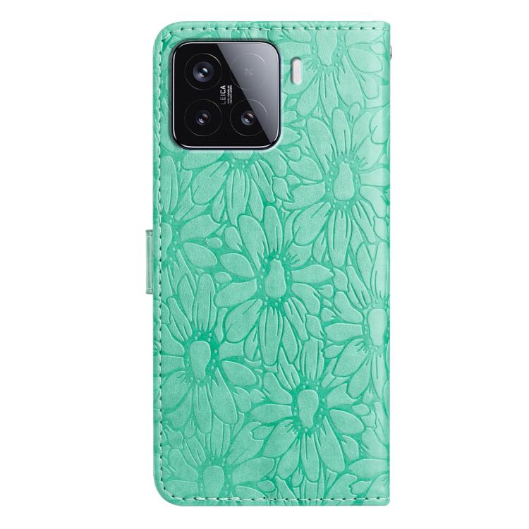 For Xiaomi 15T Pro 5G Daisy Embossed Leather Phone Case