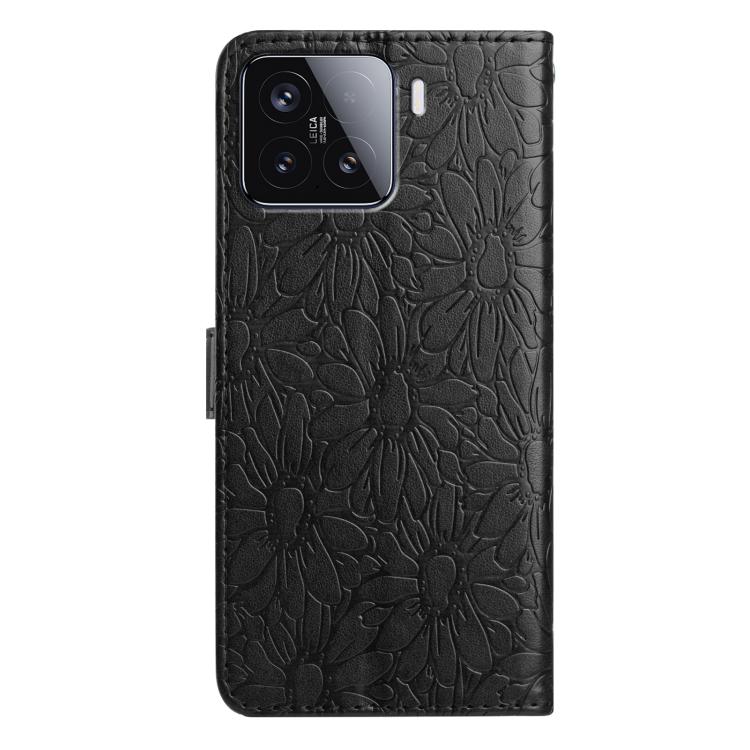 For Xiaomi 15T Pro 5G Daisy Embossed Leather Phone Case