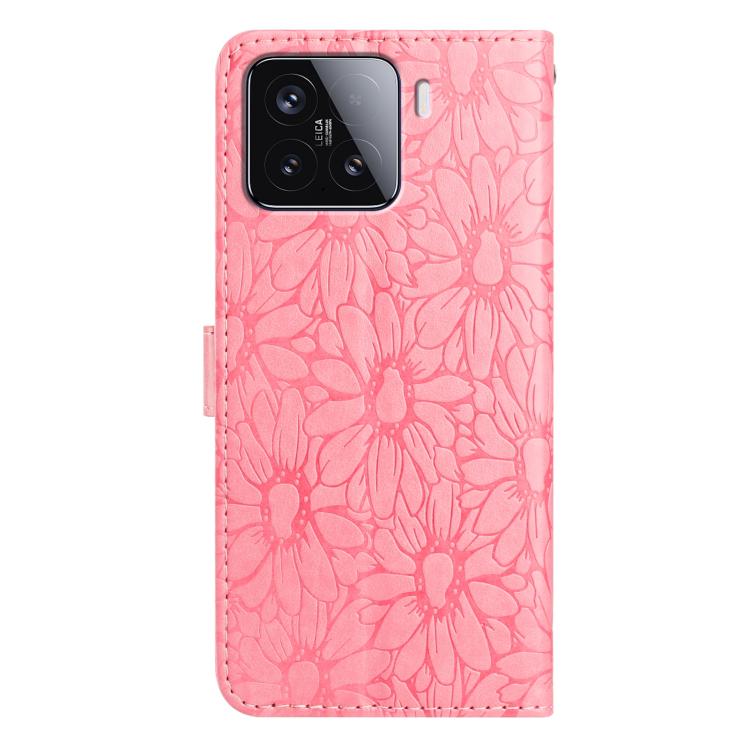 For Xiaomi 15T 5G Daisy Embossed Leather Phone Case